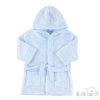 FBR305-B: Blue Vehicle Embossed Hooded Robe (0-6 Months)